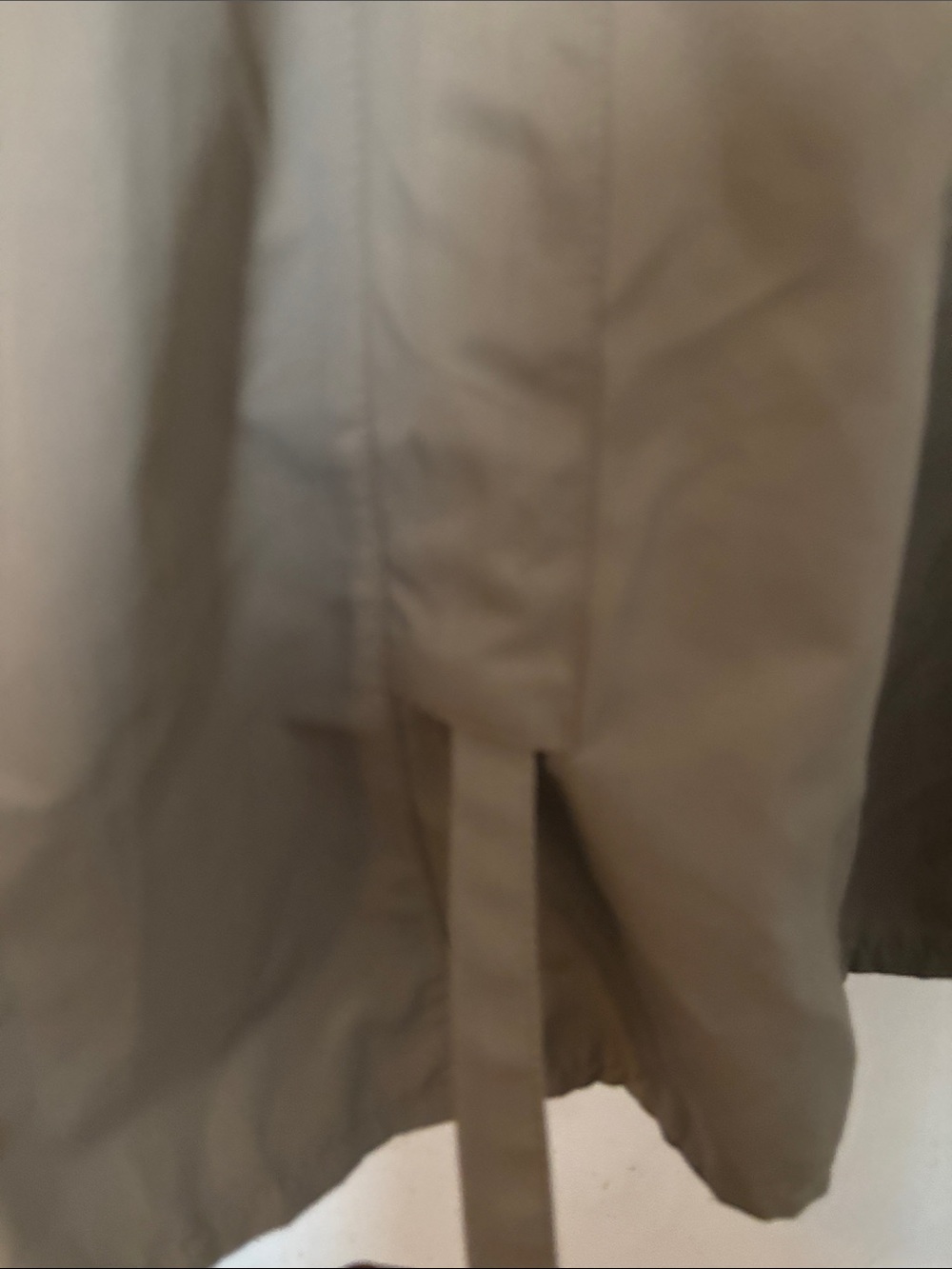 NWT Cargo Skirt with adjustable length in Taupe with Elastic Waist - Picture 4 of 7